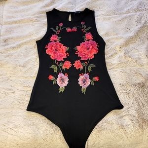 Mesh Rose Bodysuit